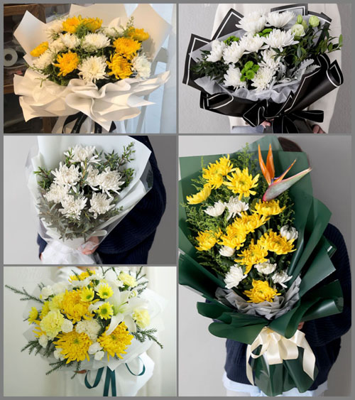 安徽马鞍山花山区濮塘镇曙二村白事花束代送